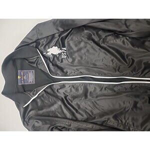 U.S. POLO ASSN Jacket Men's 4XL Black Full Zip Fleece Lined